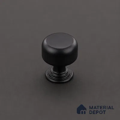 Ottr Stainless Steel Knob HA 00240 C Black Finish - Standard | 2 Years Warranty