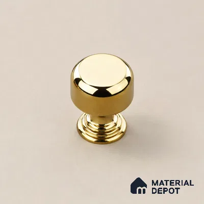 Ottr Stainless Steel Knob HA 00240 PVD Gold Finish - Standard | 2 Years Warranty