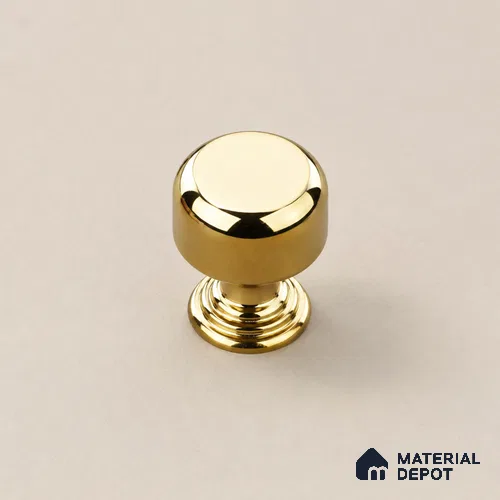 Ottr Stainless Steel Knob HA 00240 PVD Gold Finish - Standard | 2 Years Warranty