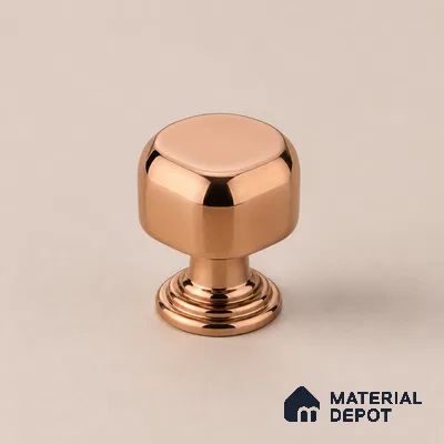 Ottr Stainless Steel Knob HA 00240 B PVD Rose Gold Finish - Standard | 2 Years Warranty