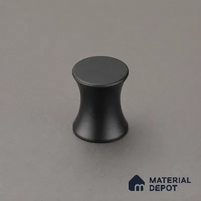 Ottr Stainless Steel Knob HA 00242 C Black Finish - Standard | 2 Years Warranty