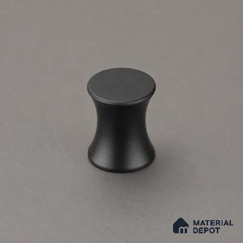 Ottr Stainless Steel Knob HA 00242 C Black Finish - Standard | 2 Years Warranty