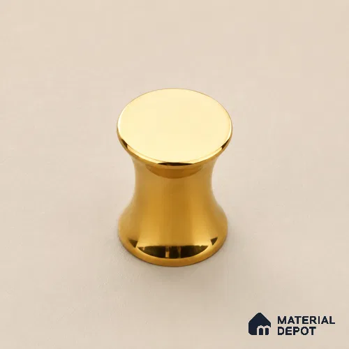 Ottr Stainless Steel Knob HA 00242 PVD Gold Finish - Standard | 2 Years Warranty