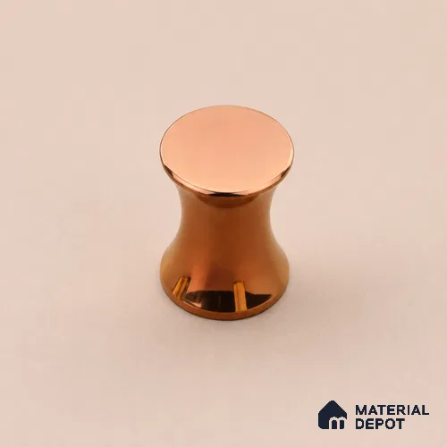 Ottr Stainless Steel Knob HA 00242 B PVD Rose Gold Finish - Standard | 2 Years Warranty