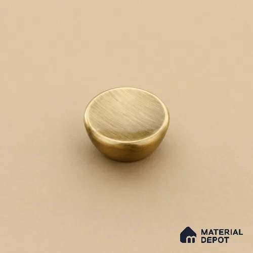 Ottr Stainless Steel Knob HA 00243 D Antique Brass Finish - Standard | 2 Years Warranty