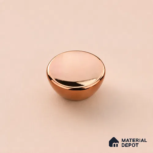 Ottr Stainless Steel Knob HA 00243 B PVD Rose Gold Finish - Standard | 2 Years Warranty
