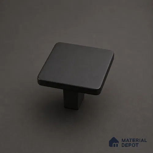 Ottr Stainless Steel Knob HA 00244 E Black Finish - Small | 2 Years Warranty