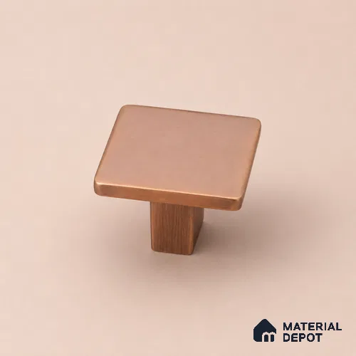 Ottr Stainless Steel Knob HA 00244 B Rose Gold Finish - Big | 2 Years Warranty