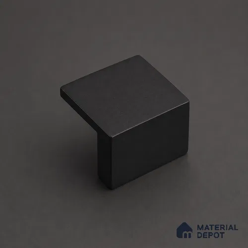 Ottr Stainless Steel Knob HA 00245 B Black Finish - Standard | 2 Years Warranty