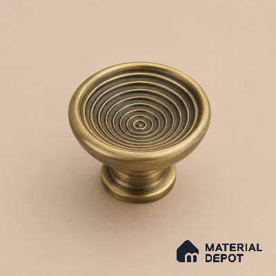 Ottr Stainless Steel Knob HA 00246 D Antique Brass Finish - Standard | 2 Years Warranty