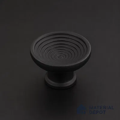 Ottr Stainless Steel Knob HA 00246 C Black Finish - Standard | 2 Years Warranty