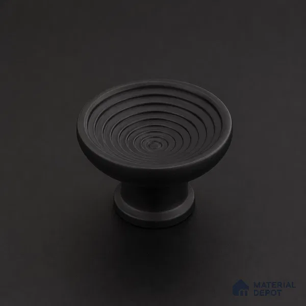 Ottr Stainless Steel Knob HA 00246 C Black Finish - Standard | 2 Years Warranty