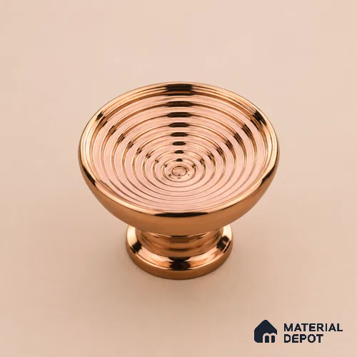 Ottr Stainless Steel Knob HA 00246 B PVD Rose Gold Finish - Standard | 2 Years Warranty