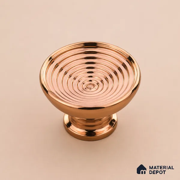 Ottr Stainless Steel Knob HA 00246 B PVD Rose Gold Finish - Standard | 2 Years Warranty