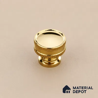 Ottr Stainless Steel Knob HA 00247 PVD Gold Finish - Standard | 2 Years Warranty