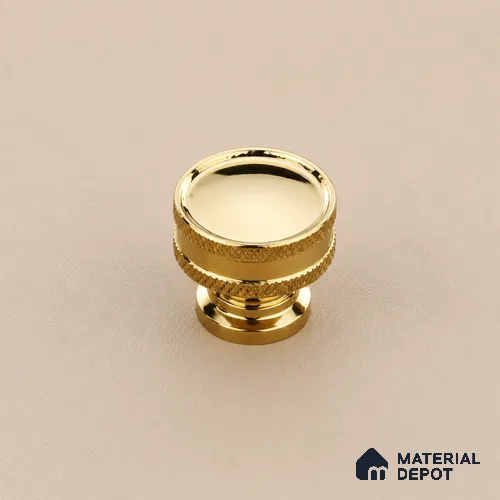 Ottr Stainless Steel Knob HA 00247 PVD Gold Finish - Standard | 2 Years Warranty