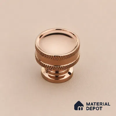 Ottr Stainless Steel Knob HA 00247 B PVD Rose Gold Finish - Standard | 2 Years Warranty