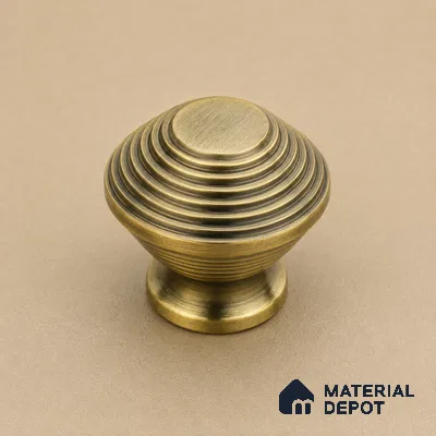 Ottr Stainless Steel Knob HA 00248 D Antique Brass Finish - Standard | 2 Years Warranty