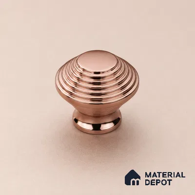 Ottr Stainless Steel Knob HA 00248 B PVD Rose Gold Finish - Standard | 2 Years Warranty