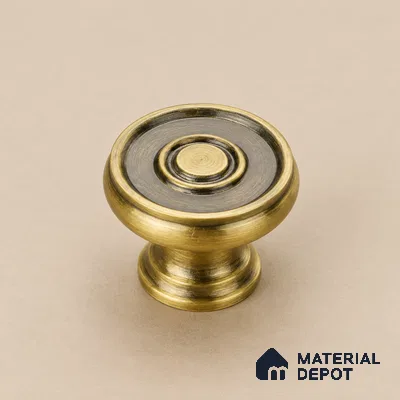 Ottr Stainless Steel Knob HA 00249 C Antique Brass Finish - Standard | 2 Years Warranty