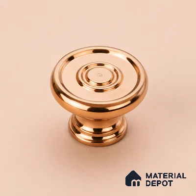 Ottr Stainless Steel Knob HA 00249 PVD Rose Gold Finish - Standard | 2 Years Warranty