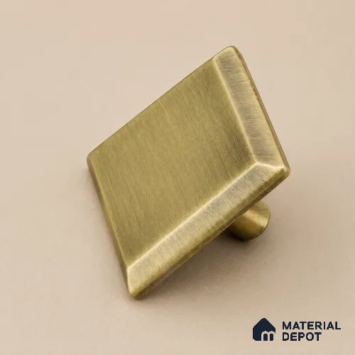Ottr Stainless Steel Knob HA 00252 C Antique Brass Finish - Standard | 2 Years Warranty
