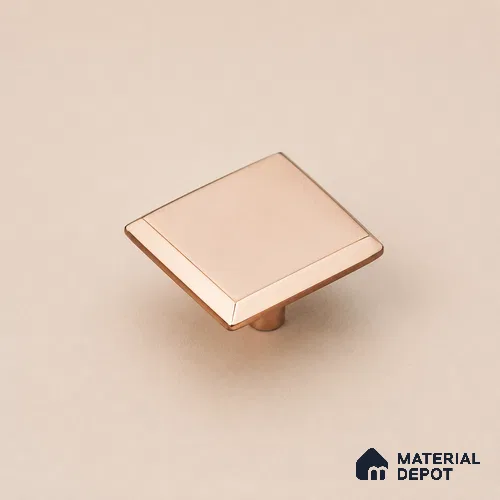 Ottr Stainless Steel Knob HA 00252 PVD Rose Gold Finish - Standard | 2 Years Warranty