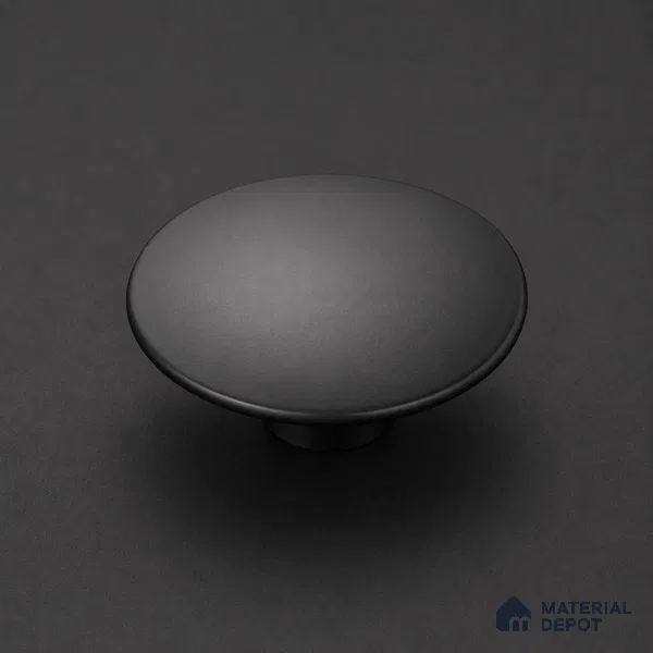 Ottr Stainless Steel Knob HA 00253 J Black Finish - 1.5in | 2 Years Warranty