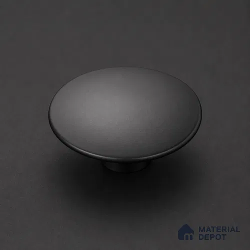 Ottr Stainless Steel Knob HA 00253 K Black Finish - 2in | 2 Years Warranty