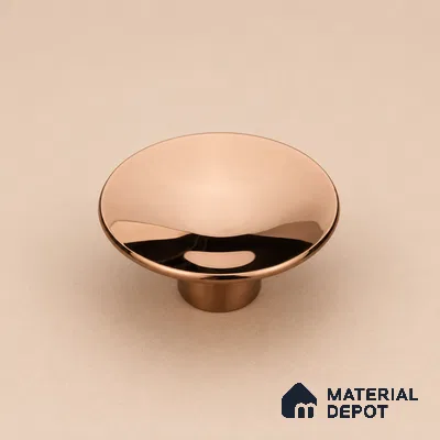 Ottr Stainless Steel Knob HA 00253 B PVD Rose Gold Finish - 2in | 2 Years Warranty