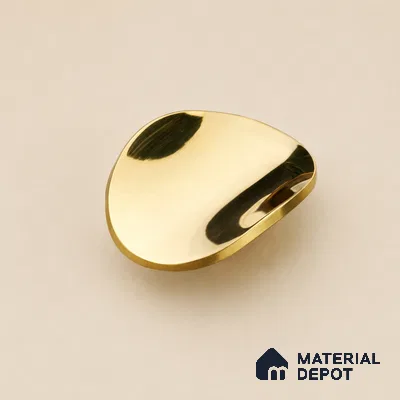 Ottr Stainless Steel Knob HA 00255 B PVD Gold Finish - Standard | 2 Years Warranty