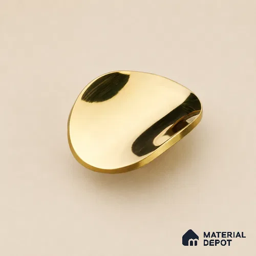 Ottr Stainless Steel Knob HA 00255 B PVD Gold Finish - Standard | 2 Years Warranty