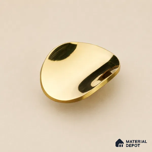 Ottr Stainless Steel Knob HA 00255 B PVD Gold Finish - Standard | 2 Years Warranty