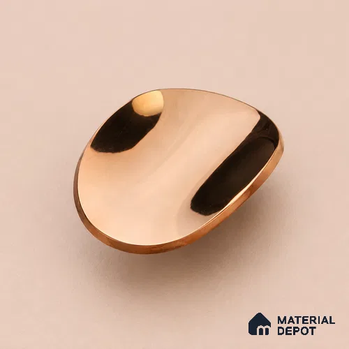 Ottr Stainless Steel Knob HA 00255 PVD Rose Gold Finish - Standard | 2 Years Warranty
