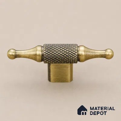 Ottr Stainless Steel Knob HA 00256 C Antique Brass Finish - Standard | 2 Years Warranty