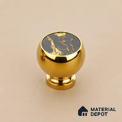Ottr Stainless Steel Knob HA 00257 B PVD Gold Finish - Standard | 2 Years Warranty