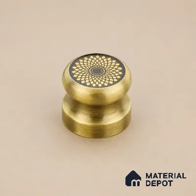 Ottr Stainless Steel Knob HA 00259 C Antique Brass Finish - Standard | 2 Years Warranty