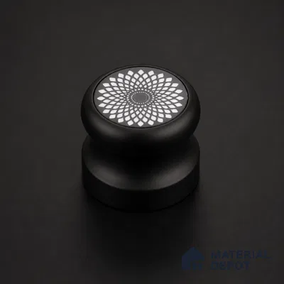Ottr Stainless Steel Knob HA 00259 D Black Finish - Standard | 2 Years Warranty