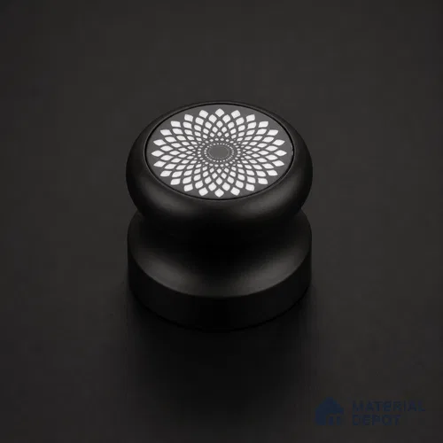 Ottr Stainless Steel Knob HA 00259 D Black Finish - Standard | 2 Years Warranty