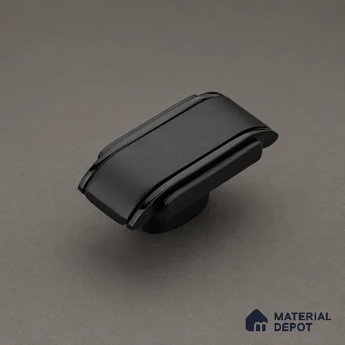 Ottr Zinc Knob HA 00261 B Black Dual Tone Finish - Standard | 2 Years Warranty