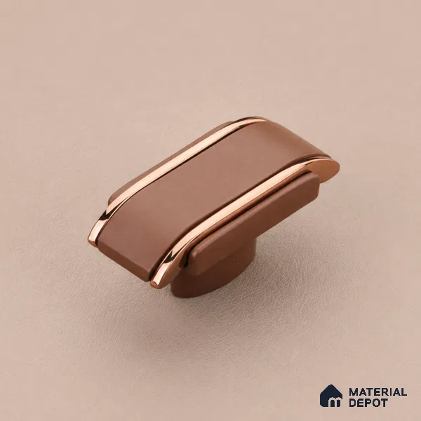 Ottr Zinc Knob HA 00261 D Bronze Rose Gold Finish - Standard | 2 Years Warranty
