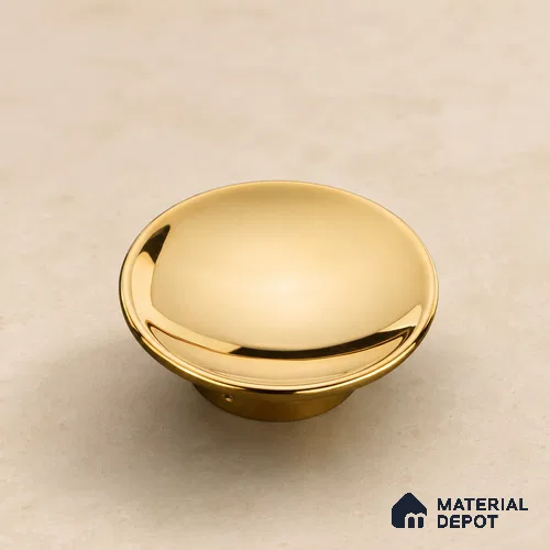 Ottr Zinc Main Door Handle HA 00282 B PVD Gold Finish - Big | 2 Years Warranty
