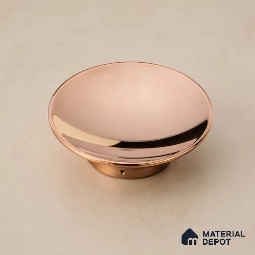 Ottr Zinc Main Door Handle HA 00282 C PVD Rose Gold Finish - Small | 2 Years Warranty
