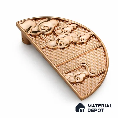 Ottr Zinc Main Door Handle HA 00284 C PVD Rose Gold Finish - 160mm | 2 Years Warranty