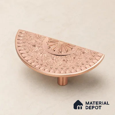 Ottr Zinc Main Door Handle HA 00285 C PVD Rose Gold Finish - 160mm | 2 Years Warranty