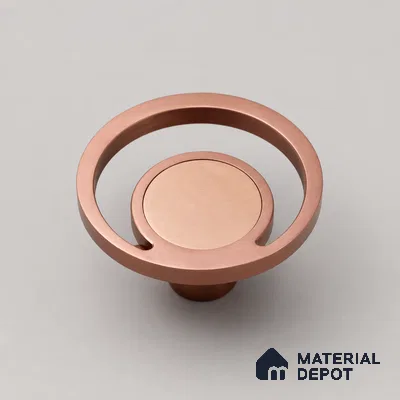 Ottr Aluminium Main Door Handle HA 00291 E Rose Gold PVD Rose Gold Finish - 100mm | 2 Years Warranty