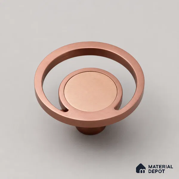 Ottr Aluminium Main Door Handle HA 00291 E Rose Gold PVD Rose Gold Finish - 100mm | 2 Years Warranty