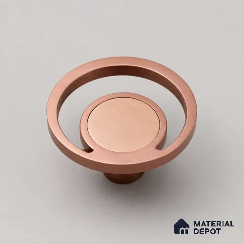 Ottr Aluminium Main Door Handle HA 00291 F Rose Gold PVD Rose Gold Finish - 150mm | 2 Years Warranty
