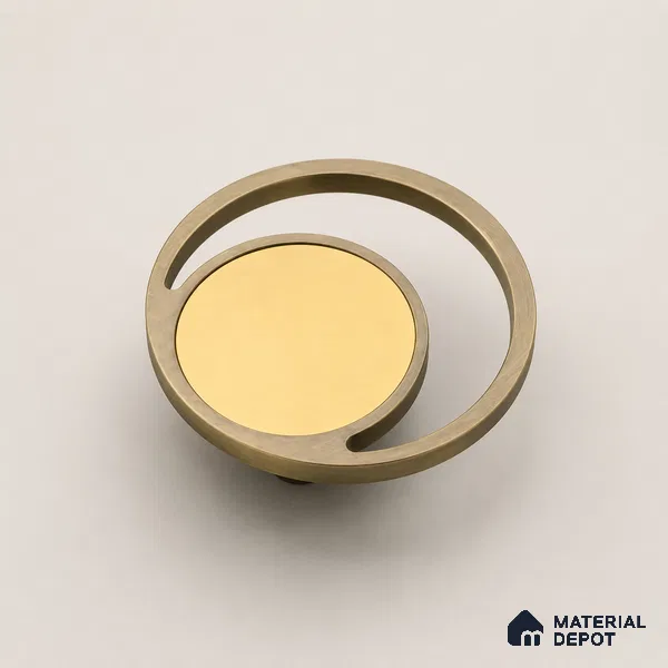 Ottr Aluminium Main Door Handle HA 00291 H Stainless Steel PVD Gold Finish - 150mm | 2 Years Warranty
