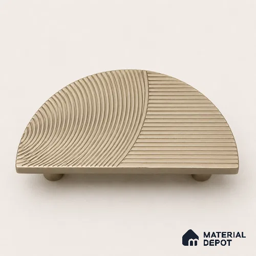 Ottr Aluminium Main Door Handle HA 00292 F PVD Gold Finish - 100x200mm | 2 Years Warranty